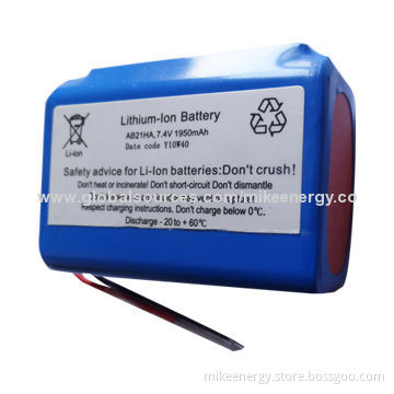 Lithium-ion Battery Pack with 1,950mAh Capacity and 7.4V Nominal Voltage